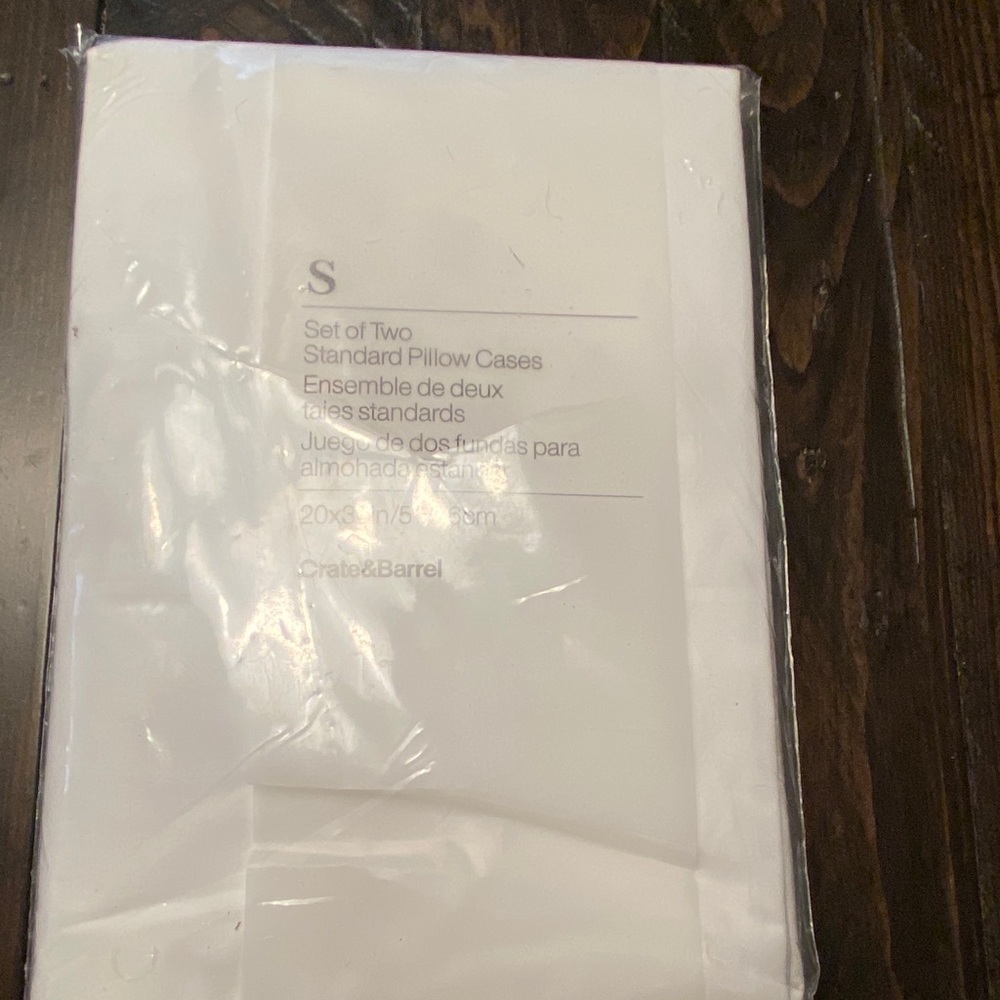 New Crate and Barrel Pillow Cases